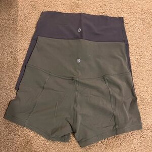 Lululemon muted tones biker shorts